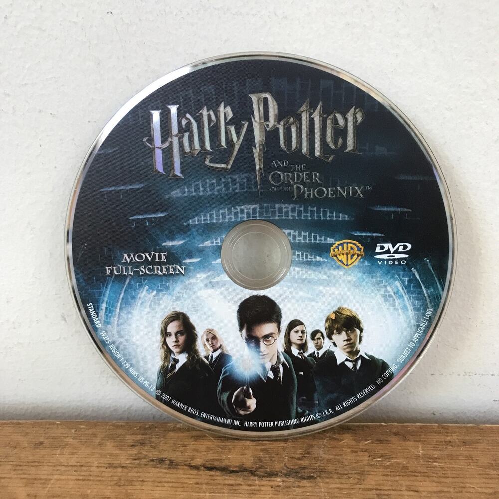 Harry Potter And The Order Of The Phoenix Full Screen DVD